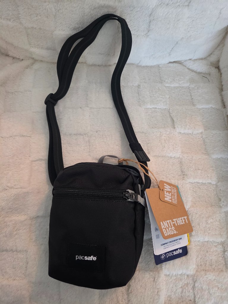 Pacsafe Go Anti-Theft Micro Crossbody, Jet Black, Nwt — image 2 of 5